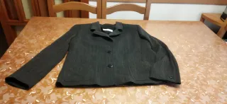 Tailleur due pezzi nero/grigio