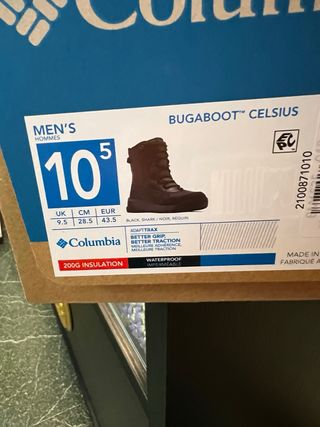 Botas Nieve Columbia Bugaboot Talla 43.5