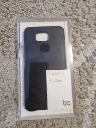Funda BQ Aquaris V Duo Case Negra