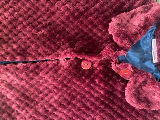 Sciarpa in pelliccia sintetica viola bambina 9 an