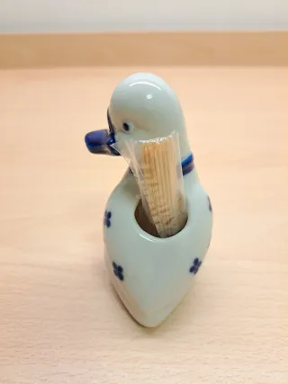 Statuetta anatra portastuzzicadenti