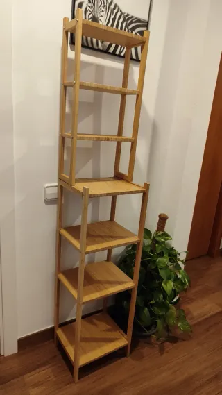 Estantería RAGRUND IKEA madera bambú