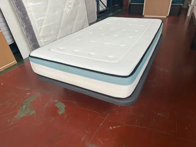 105x200 COLCHÓN VISCO + BASE TAPIZADA