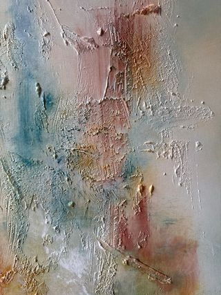 Cuadro grande abstracto pintado a mano