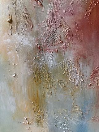 Cuadro grande abstracto pintado a mano