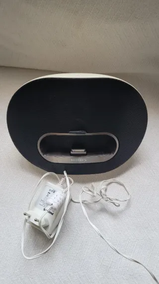 Altavoz Philips iPod Negro/Blanco