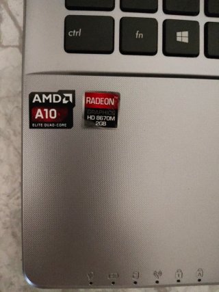 Portátil ASUS Procesador: AMD A10