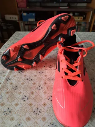 Botas Fútbol Adidas F50 Talla 37.5 Naranja