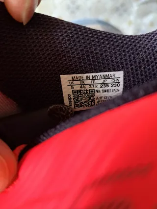 Botas Fútbol Adidas F50 Talla 37.5 Naranja