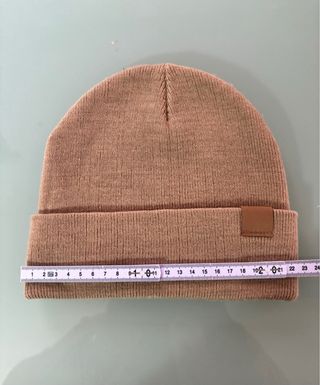 Berretto lana tg. unica beige