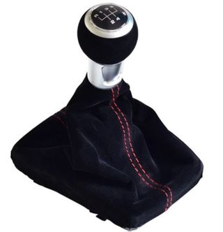 Pomo Audi A3 8V 2013-2019 Negro/Rojo