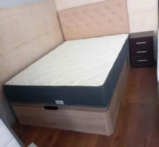 Canapé abatible con colchones viscoelástica