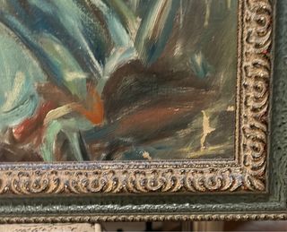 Cuadro Óleo Flamenco Marco Madera