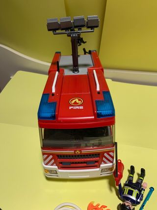 Camión Bomberos Playmobil 9464 Luz y Sonido