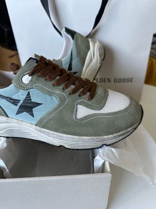 Golden Goose Running Verde Militar