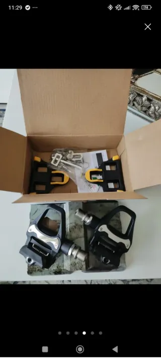 Pedales automáticos carretera