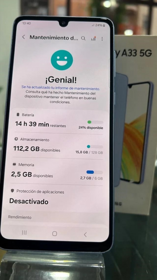 Samsung Galaxy A33 Azul 5G 128GB