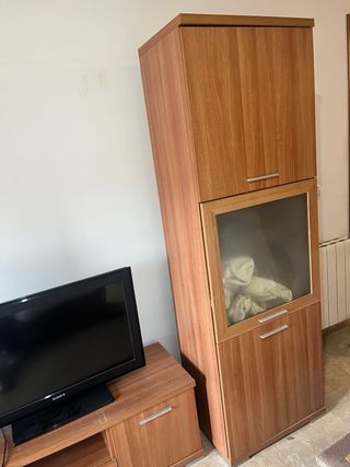 Mueble salón TV madera