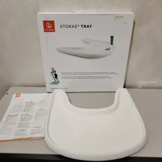 Vassoio Stokke Tripp Trapp Bianco