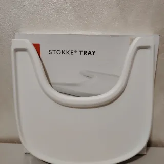 Vassoio Stokke Tripp Trapp Bianco