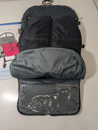 Saco silla Invierno Impermeable Negro NUEVO