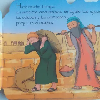 Libro per bambini Mosè e il Mar Rosso