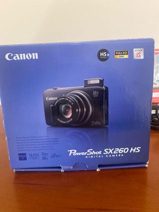 Cámara Canon PowerShot SX260HS GPS Roja