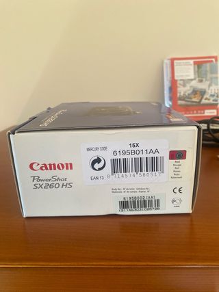 Cámara Canon PowerShot SX260HS GPS Roja