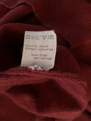 Maglione lana bordeaux taglia XL