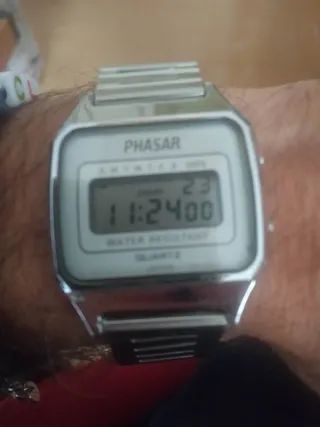 Orologio Phasar Vintage Argento Bianco