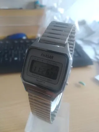 Orologio Phasar Vintage Argento Bianco