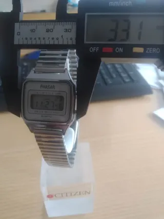 Orologio Phasar Vintage Argento Bianco