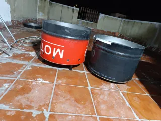 Bidón para leña. No regatear, su precio es el q es