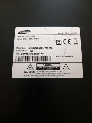 Samsung UE32C6530 TV LED 32 Serie 6