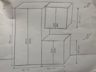 Armario de almacenaje blanco