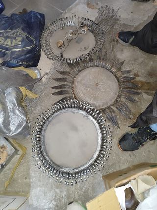 Lámpara Miquel Plata y Transparente