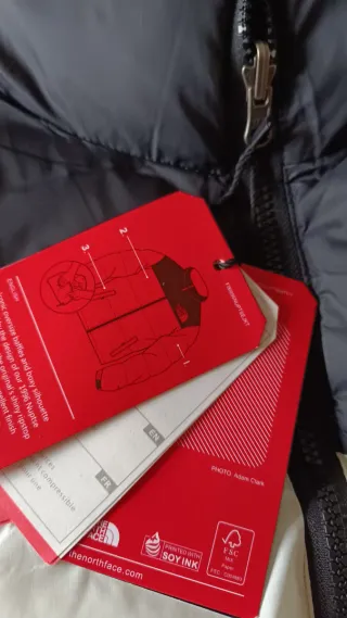 Chaleco The North Face Negro y Blanco.Original