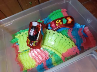 Circuito Coches Flexible Luminoso