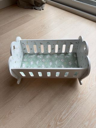 Cuna de juguete madera 50x25cm