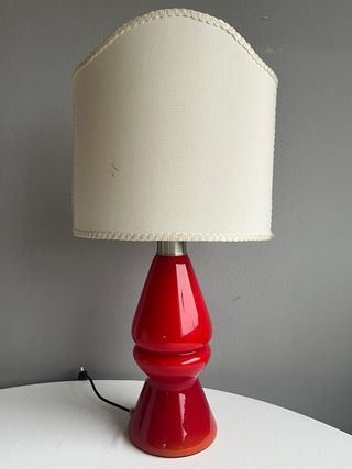 Lampada da tavolo in vetro di Murano