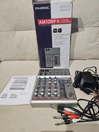 Console mixer con effetti Phonic AM105FX NEW