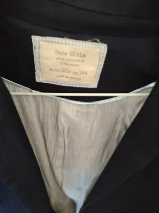 Americana azul marino niña . Talla 13/14