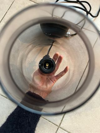 Lámpara colgante de cristal