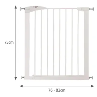 Barrera de seguridad niños con doble extensor 28cm