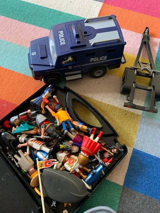 Playmobil Coche Policía y Figuras