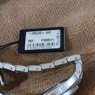 Reloj Festina Cronógrafo Hombre Plata Azul