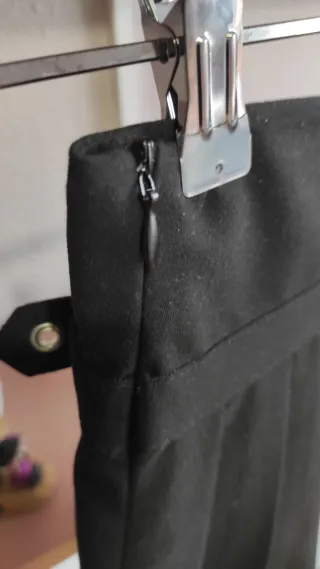 Minifalda Zara Negra con Cinturón