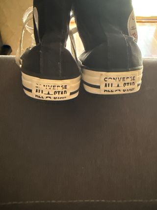 Converse Botas Negras Talla 36.5