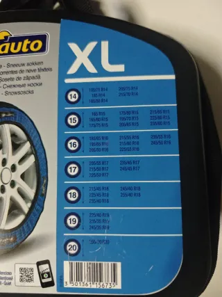 Fundas de nieve Norauto Winter Tex II XL