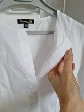 Camisa Blanca Massimo Dutti Talla 36